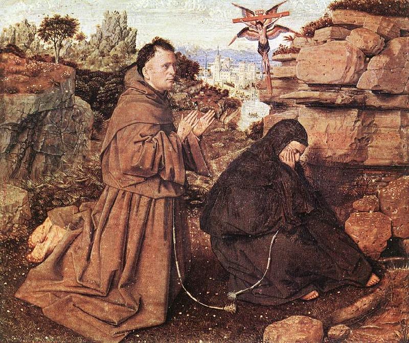 EYCK, Jan van Stigmatization of St Francis df oil painting picture